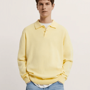 Cotton polo Sweater