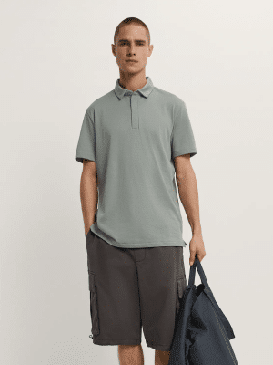 Cotton polo Sweater